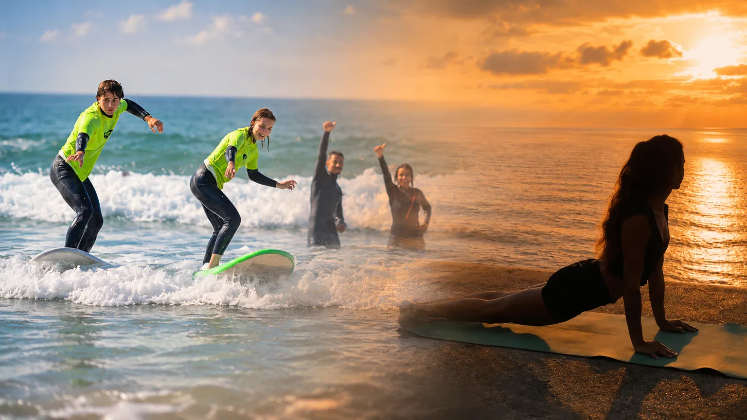 Surf & Yoga package